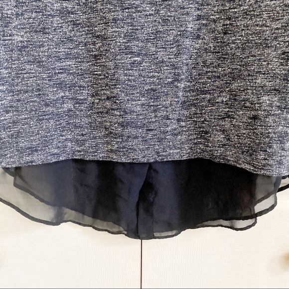 Lou & Grey Comfy Short Sleeve Gray Sweatshirt - Picture 2 of 6